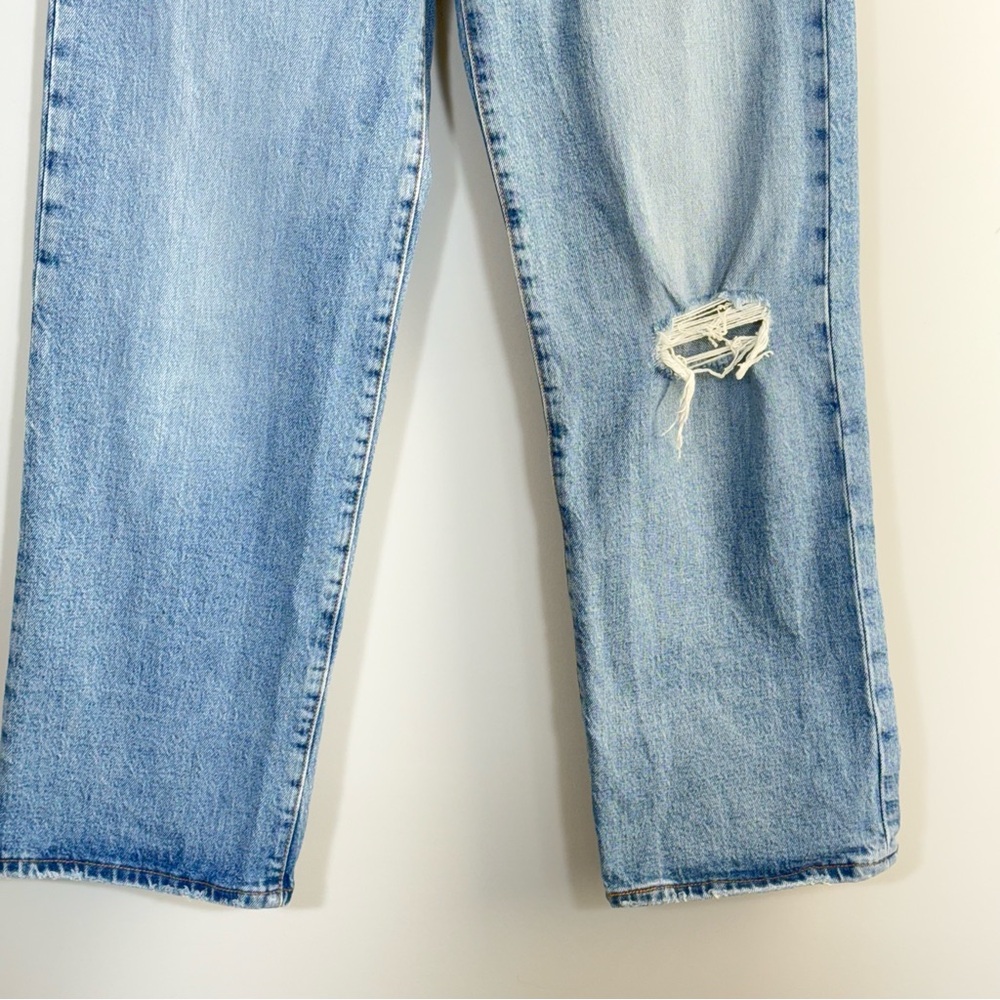 Levi's Premium Ribcage Straight Jeans Haters Gonna Hate 27 High Rise Ankle Big E - Picture 8 of 16